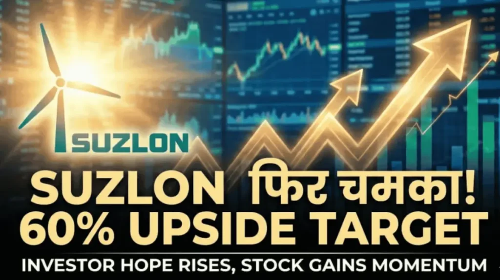 Suzlon फिर चमका! ब्रोकरेज फर्म ने थमा दिया 60% अपसाइड का बड़ा टारगेट, निवेशकों में बढ़ी उम्मीद से स्टॉक में लौटी तेजी