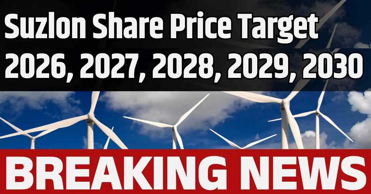 Suzlon Share Price Target 2026, 2027, 2028, 2029, 2030