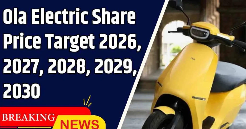 Ola Electric Share Price Target 2026, 2027, 2028, 2029, 2030