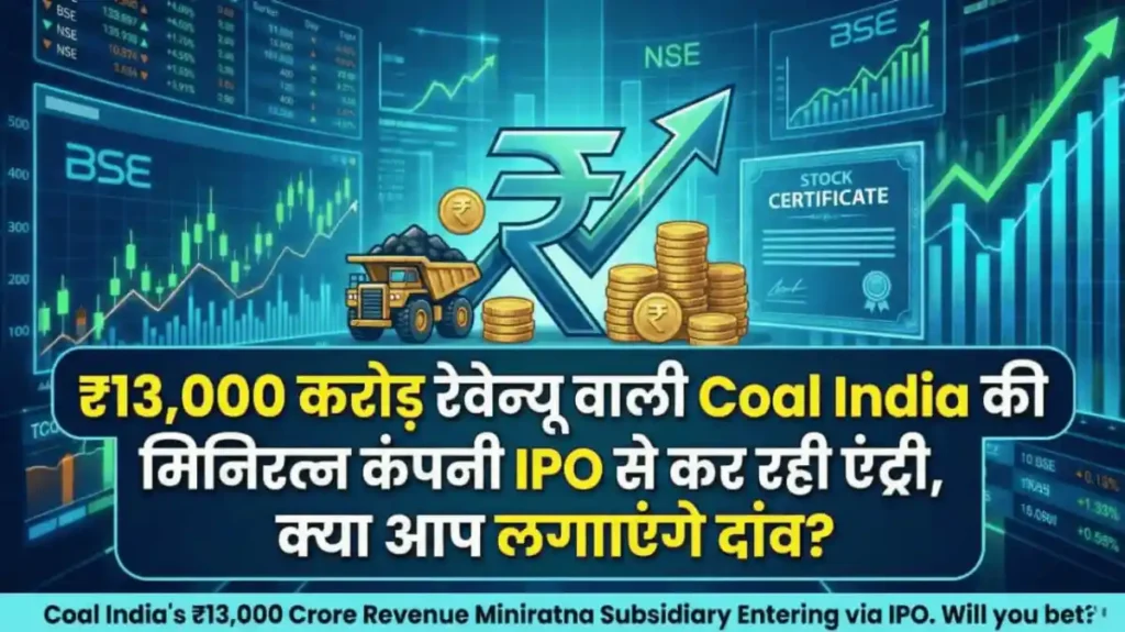 ₹13,000 करोड़ रेवेन्यू वाली Coal India की मिनिरत्न कंपनी IPO से कर रही एंट्री, क्या आप लगाएंगे दांव?