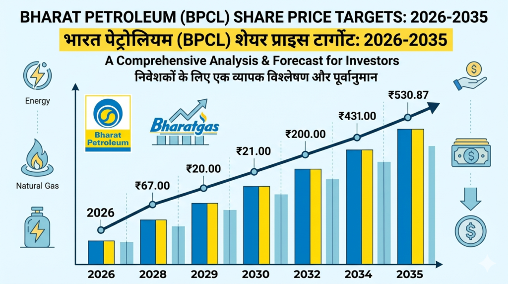 Bharat Gas Share Price Target 2026, 2028, 2029, 2030, 2032, 2034, 2035