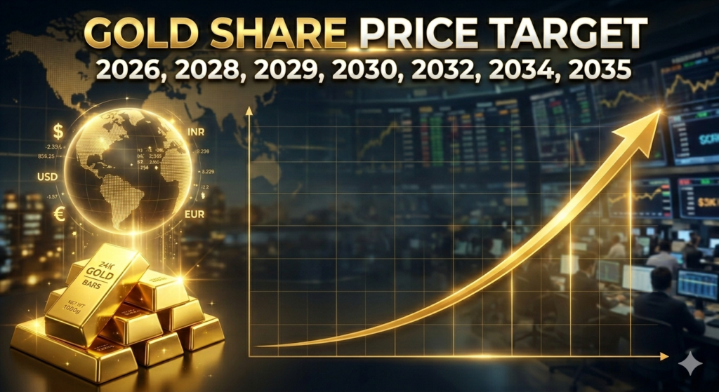 Gold Share Price Target 2026, 2028, 2029, 2030, 2032, 2034, 2035